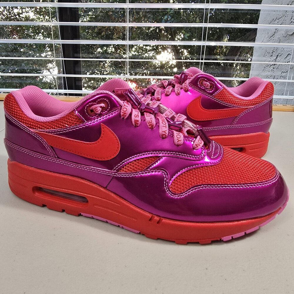 Nike Air Max 1 Premium Men's Size 12 Valentine’s Day Pack Pink Red HV2301-600